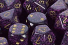 Dice - Speckled: Poly Set - Hurricane (Set of 7) by Chessex Manufacturing 