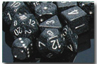 Dice - Speckled: Poly Set - Ninja (Set of 7) by Chessex Manufacturing