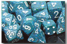 Dice - Speckled: Poly Set - Sea (Set of 7) by Chessex Manufacturing