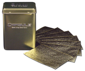 Deck Case - Metalized Steel Alloy with 50 Sleeves (Dwarven Gold) by Rook Steel Storage