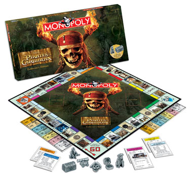 Pirates of the Caribbean Monopoly by USAOpoly