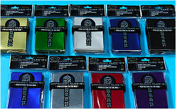 Card Sleeves - Large - Chromium - Black (50) by Max Protection