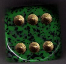 Dice - Speckled : 12MM D6 Golden Recon (Set of 36) by Chessex Manufacturing