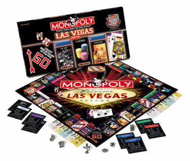 Las Vegas Monopoly Board Game by USAopoly