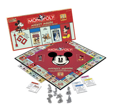 Mickey Mouse 75th Anniversary Monopoly by USAOpoly