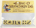  6 Bag o' Munchkin d6 by Steve Jackson Games