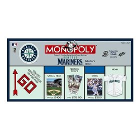 Seattle Mariners Collector's Edition Monopoly Board Game by USAopoly