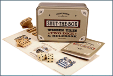 Shut the Box - Casino Series Tin by Front Porch Classics