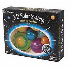 3-D Solar System : Glow in the Dark (209 pieces) by University Games
