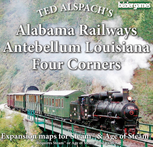 Steam / Age Of Steam: Alabama Railways, Antebellum Louisiana & Four Corners by Bezier Games
