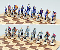 Chess Set (Civil War Theme) by Fame (U.S.A.) Products, Inc.