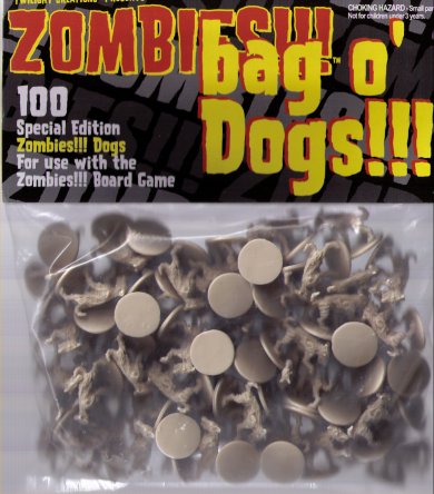 Zombies!!! Bag O' Zombie Dogs by Twilight Creations, Inc
