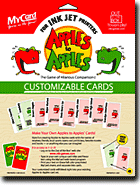 Apples to Apples Blank Cards (laser) by Out of the Box Publishing