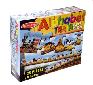 Alphabet Train Floor Puzzle by Melissa and Doug