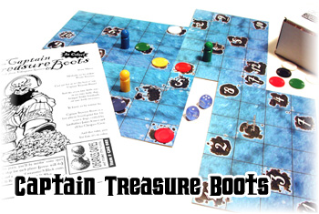 Captain Treasure Boots by Cheapass Games