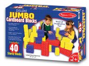 40 pc Basic Cardboard Blocks Jumbo by Melissa and Doug