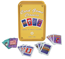 Card Game Classics Tin (Mille Bornes, Pit, Waterworks and Canasta Caliente) by Winning Moves