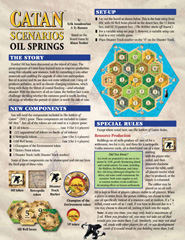 Settlers of Catan: Scenarios - Oil Springs Expansion by Mayfair Games