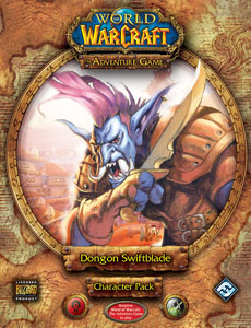 World Of Warcraft Adventure Game: Dongon Swiftblade Character Pack by Fantasy Flight Games