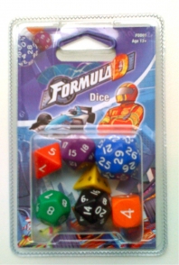 Formula D Dice set by Asmodee Editions
