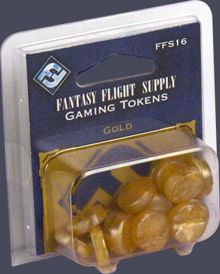 Gaming Tokens: Gold by Fantasy Flight Games