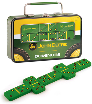 John Deere Dominoes in Tin by USAOpoly