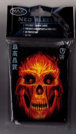 Card Sleeves: Flaming Altar - large (50) by Max Protection