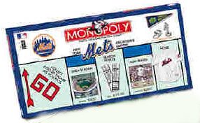 New York Mets Baseball Collector's Edition Monopoly Board Game (2001 version) by USAopoly