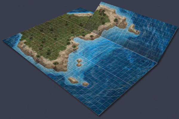Descent: Sea Of Blood Ocean Map Board by Fantasy Flight Games