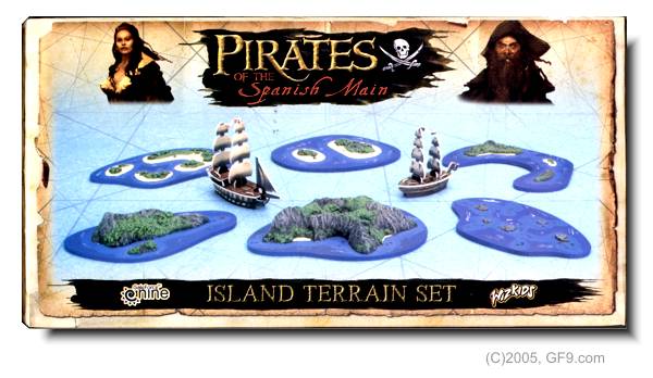 Pirates of the Spanish Main Island Set 1 by Gale Force Nine LLC / Wizkids