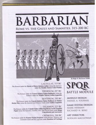SPQR: Barbarian by GMT Games
