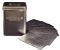 Deck Case - Metalized Steel Alloy with 50 Sleeves (Platinum) by Rook Steel Storage