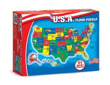 USA Map 51 pc Floor Puzzle by Melissa and Doug