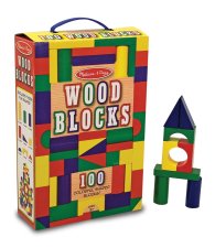 100 Piece Wood Blocks Set by Melissa and Doug